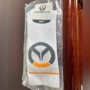 Overwatch crew socks, size 10-13